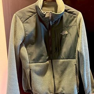 Green northface Denali jacket